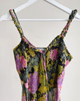 Floral Handkercheif Silk Beaded Cami