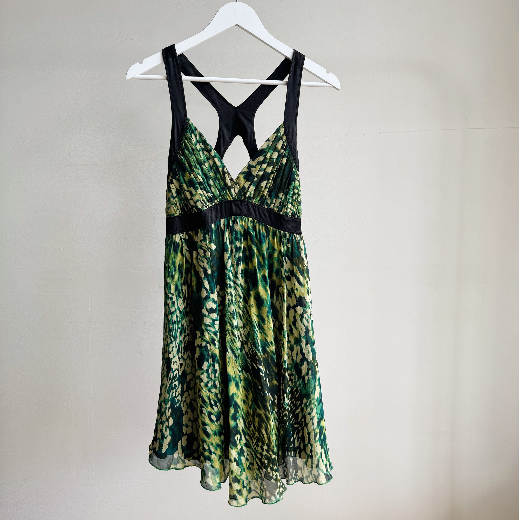 Teal + Daffodil Abstract Y2K Print Dress - Hey Jude