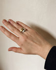 Avant Garde Chunky Sterling Silver Ring | Size 7 - Hey Jude