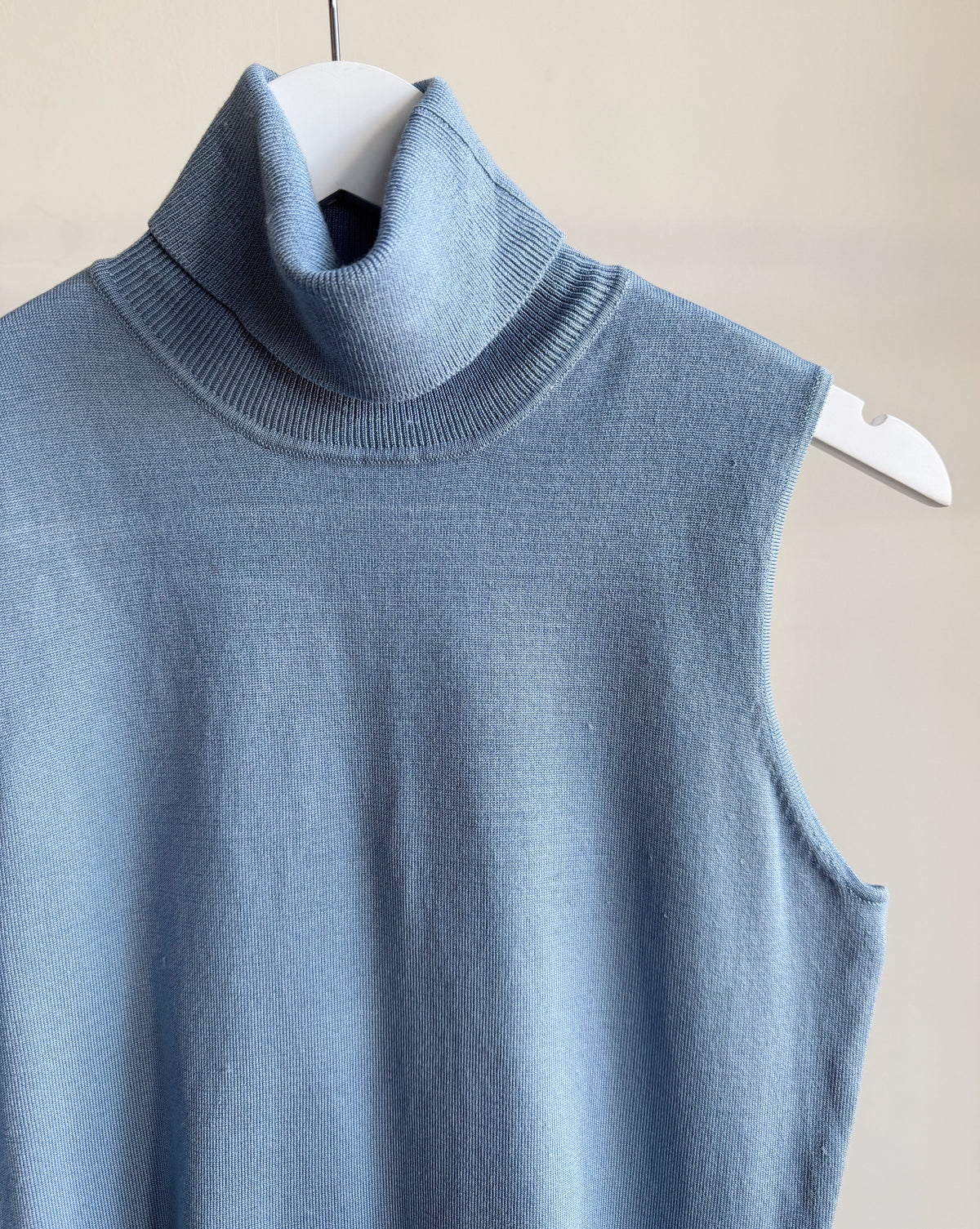 Cloud Blue Turtleneck Knit
