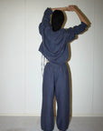 Deiji Studios | Linen Square Pocket Pant in Ink
