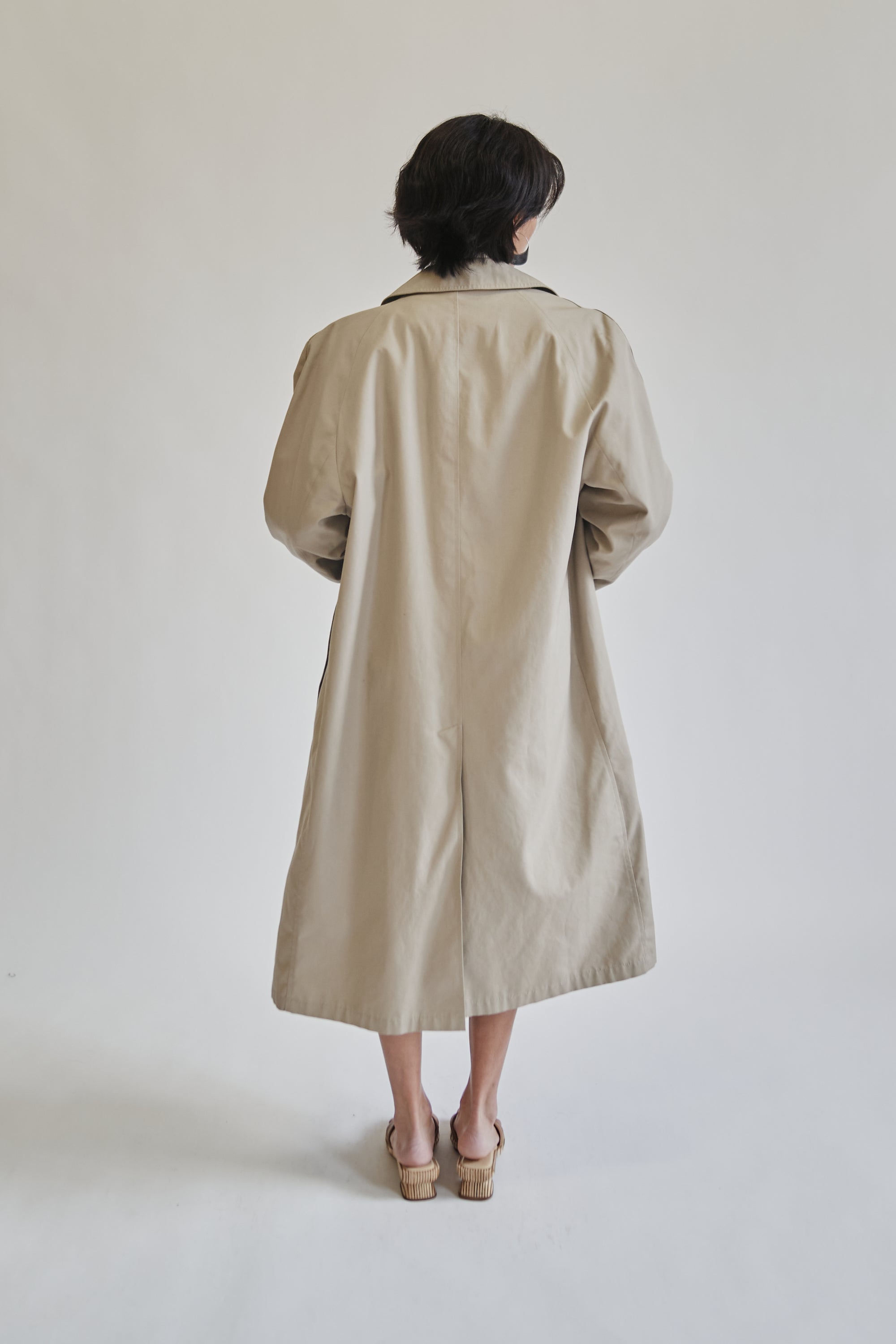 Sandstone Classic Minimal Cotton Trench - Hey Jude