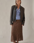 Raven Boxy Leather Moto Jacket