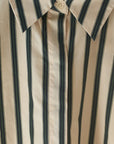 Forest Striped Button-Down Shirt