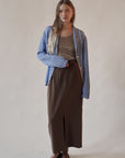 Cornflower Textured Button Up Jacket