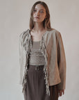 Dust Suede Fringe Jacket