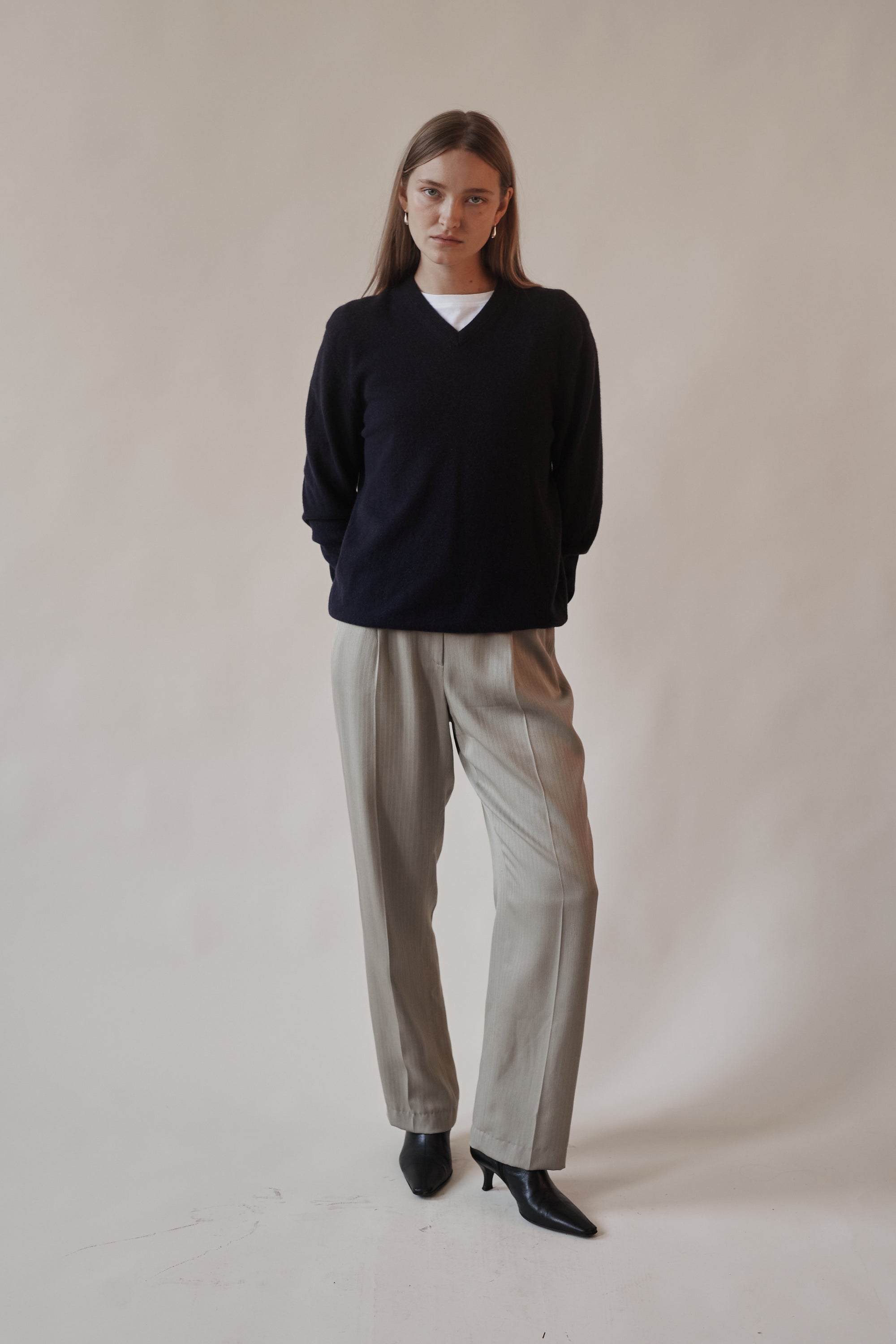 Bay Leaf Silk Trousers