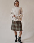 Oat Silk Knit Pullover Sweater