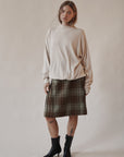 Oat Silk Knit Pullover Sweater