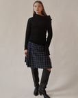 Raven Mohair Cowl Neck Sweater