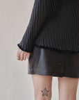 Smoke Textured Knit Cardigan
