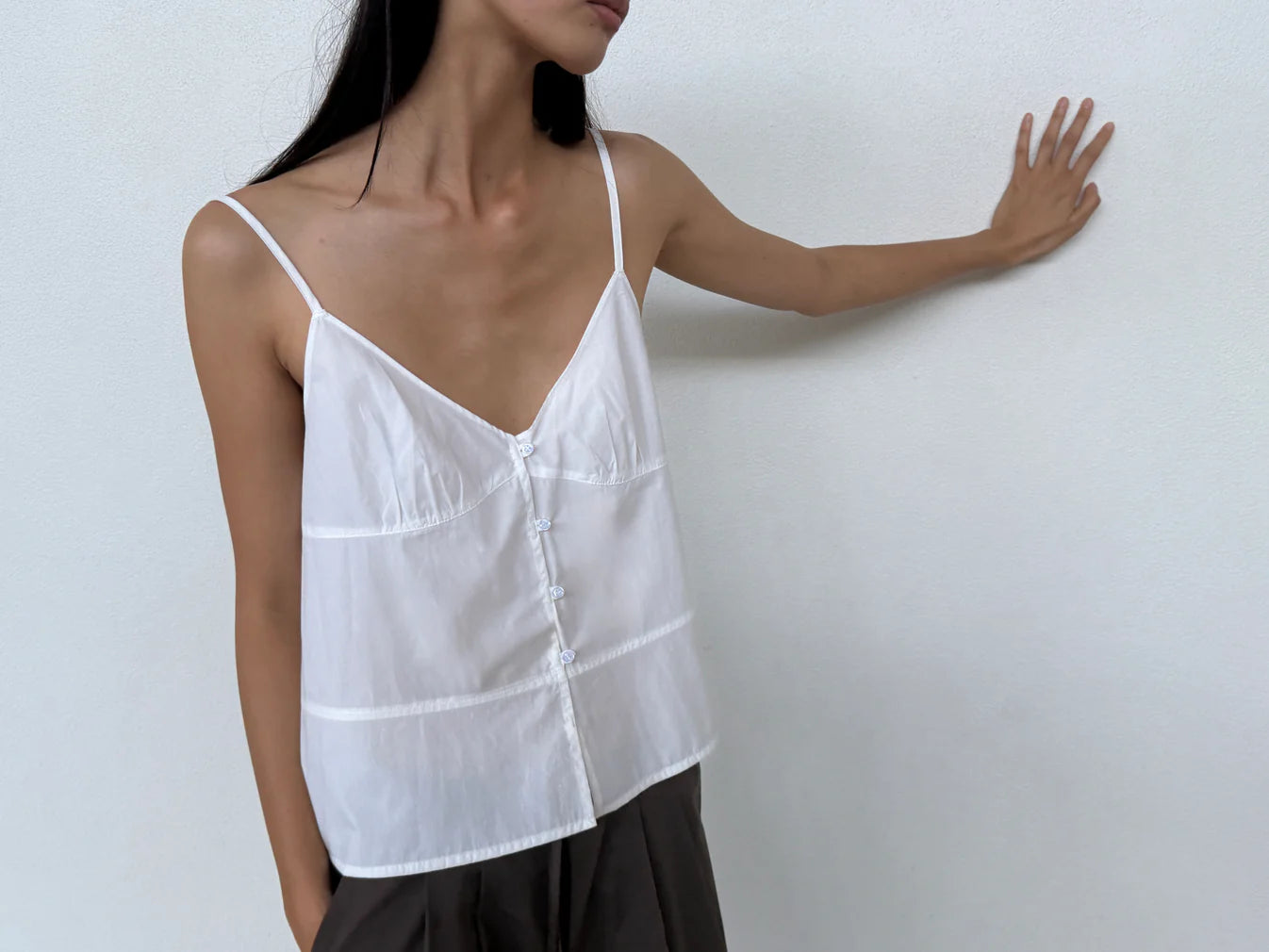 Deiji Studios | Seam Top in White