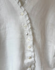 Javia Leung | Raw Edge Ruffle Shirt