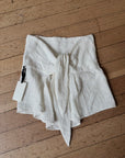 Javia Leung | Eyelet Tie Top