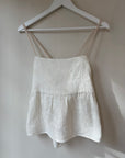 Javia Leung | Eyelet Tie Top