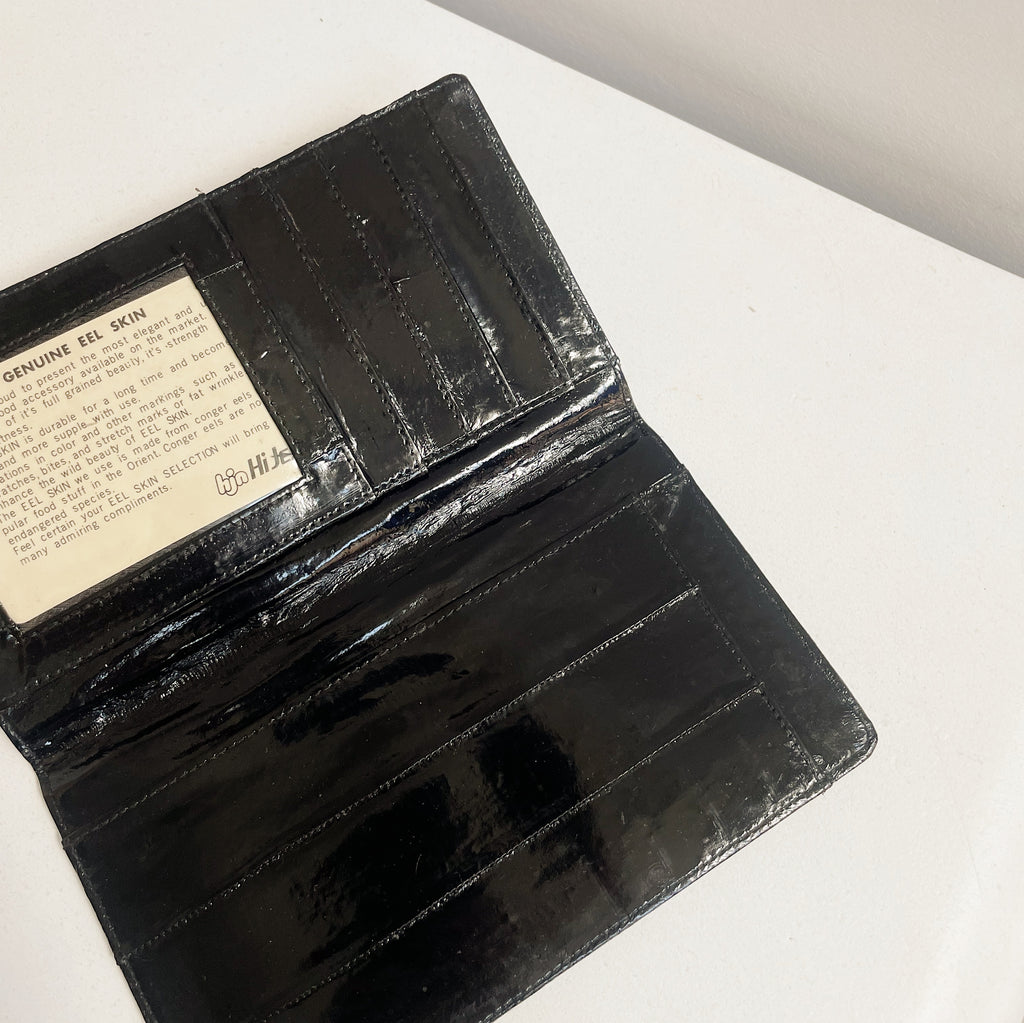 Obsidian Eelskin Wallet