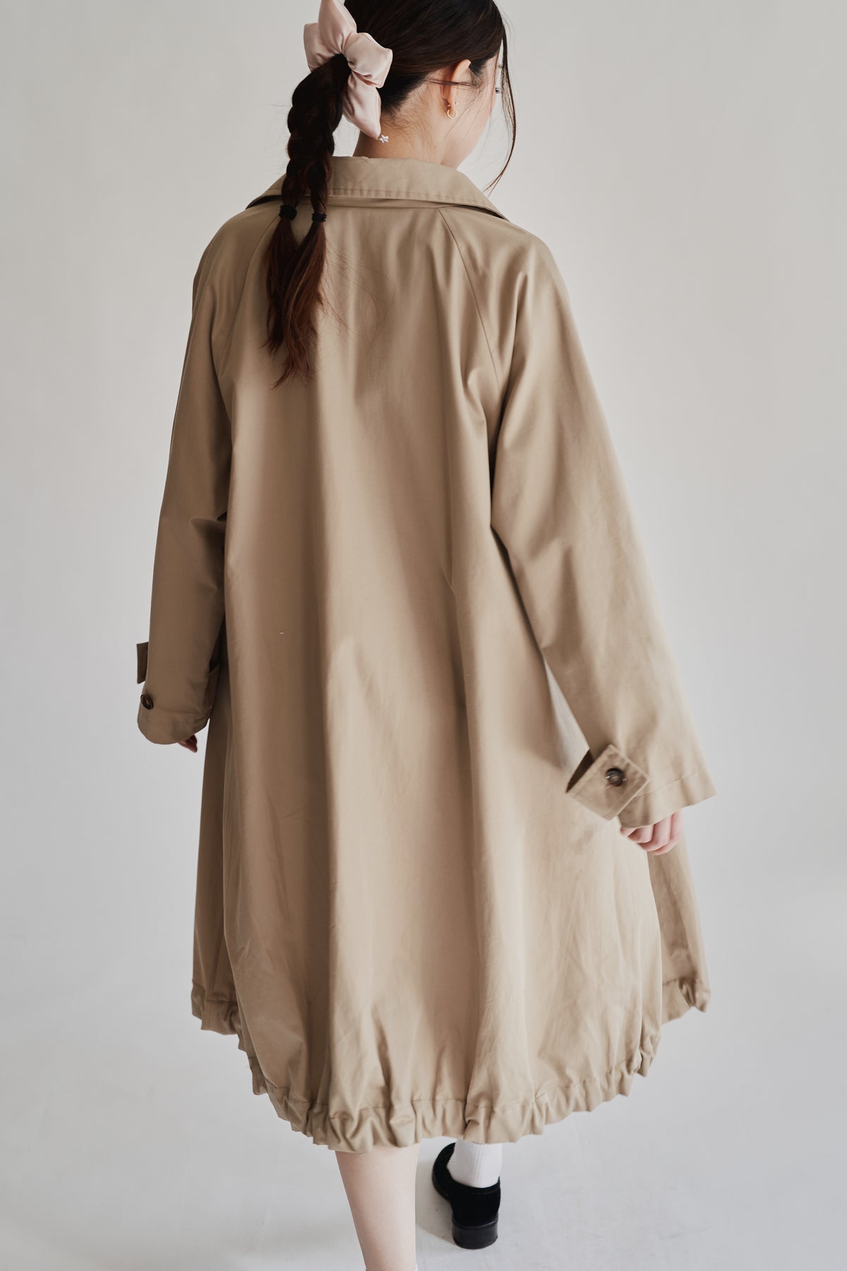 Javia Leung | Bubble Hem Trench Coat
