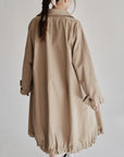 Javia Leung | Bubble Hem Trench Coat