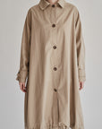 Javia Leung | Bubble Hem Trench Coat