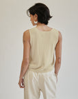 Butter Silk Ribbed Sleeveless Top - Hey Jude