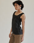 Midnight Braided Silk Tank - Hey Jude