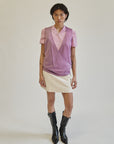 Orchid Deep V Knit Tank - Hey Jude