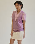 Orchid Deep V Knit Tank - Hey Jude