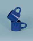 Cobalt Blue Ceramic Mug - Hey Jude