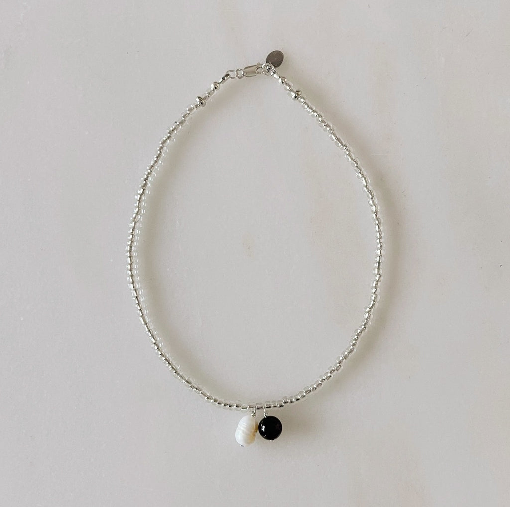 Sea + Pattern | Duo Drop Necklace