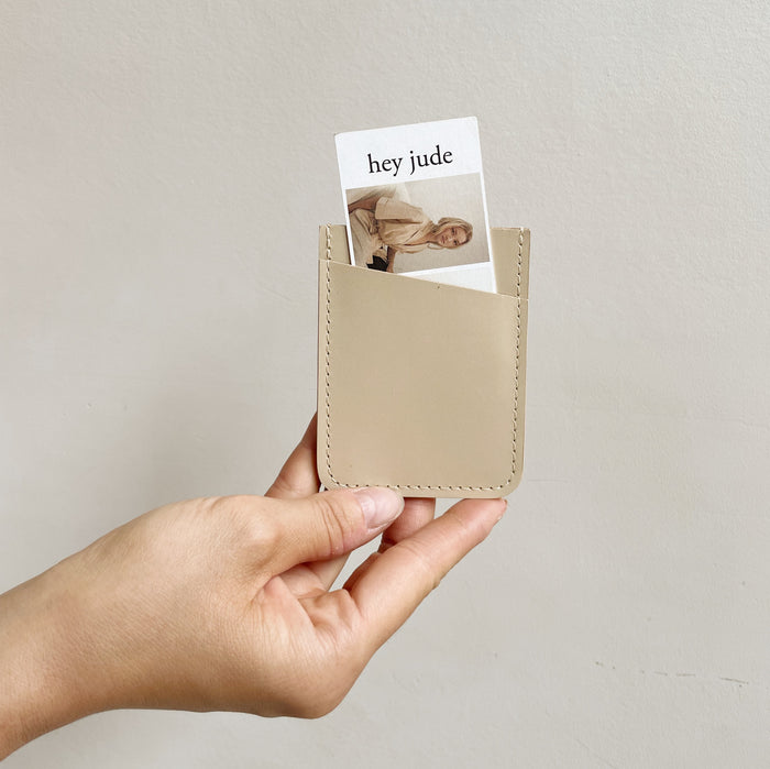 Almond Slim Card Holder