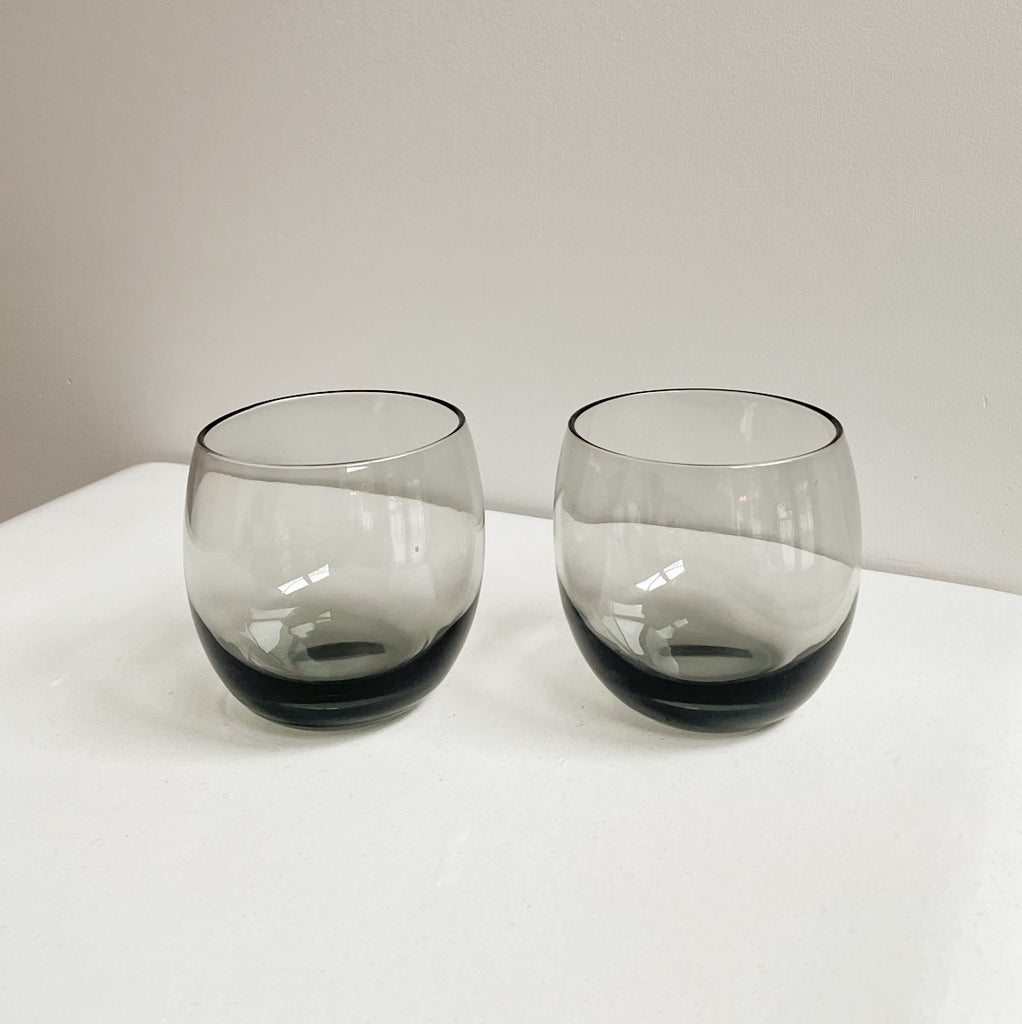 Light Smokey Bulb Glasses
