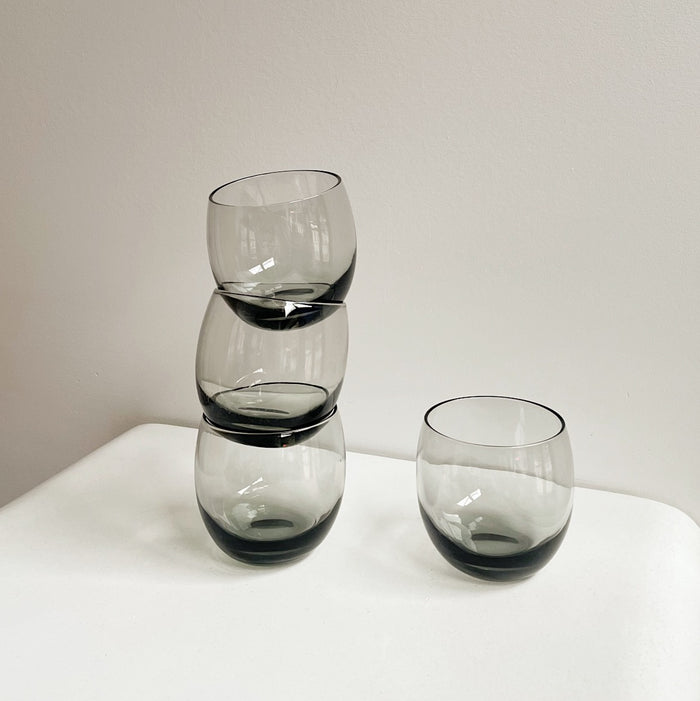 Light Smokey Bulb Glasses