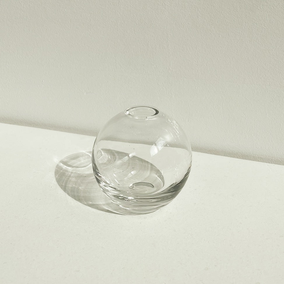 Clear Glass Bud Vases