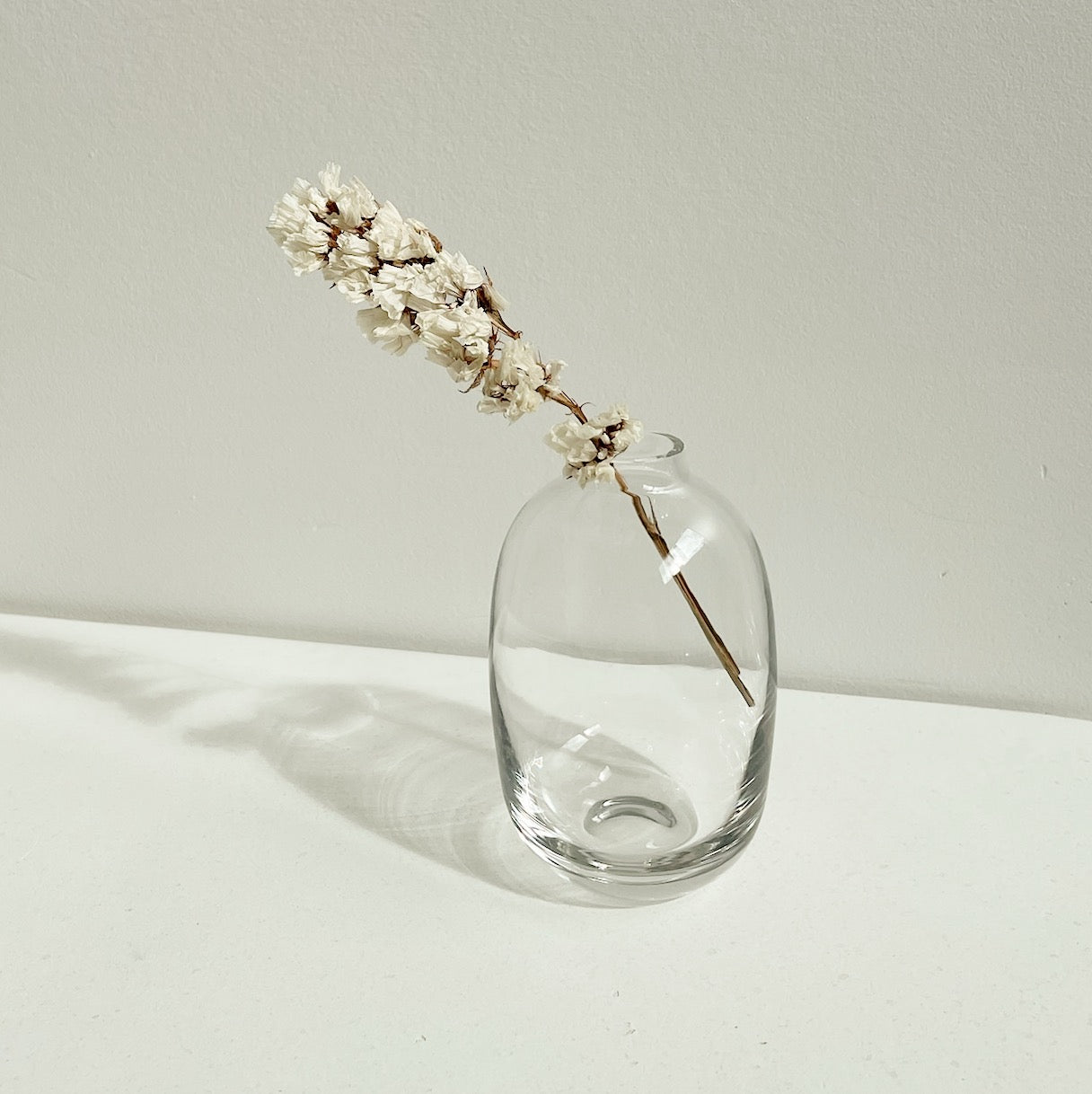 Clear Glass Bud Vases