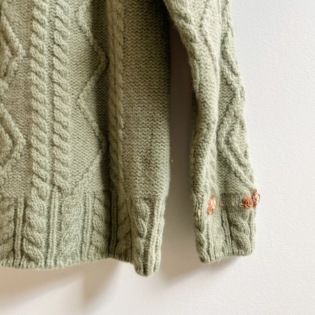 Rosemary Embroidered Wool Knit