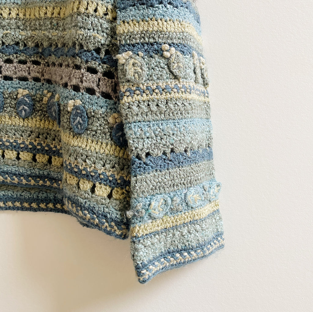 Ocean Silk Knit Cardigan