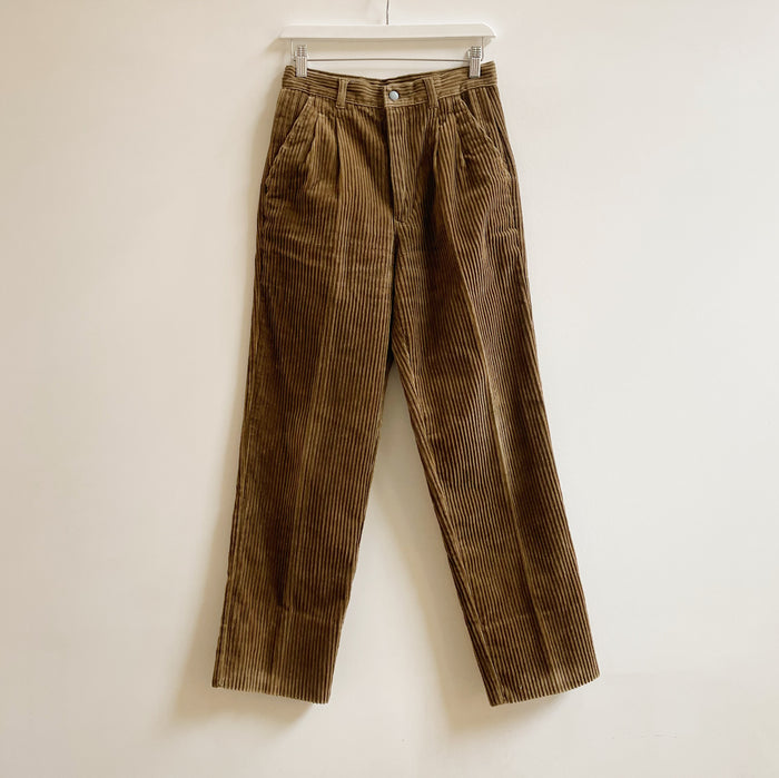 Walnut Cotton Corduroy Trouser