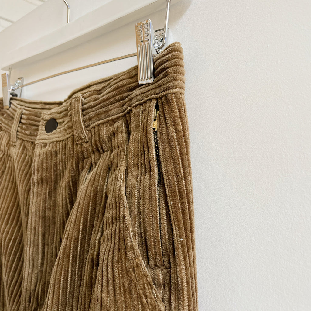 Walnut Cotton Corduroy Trouser