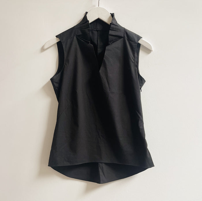 Ebony Cotton Structured Top