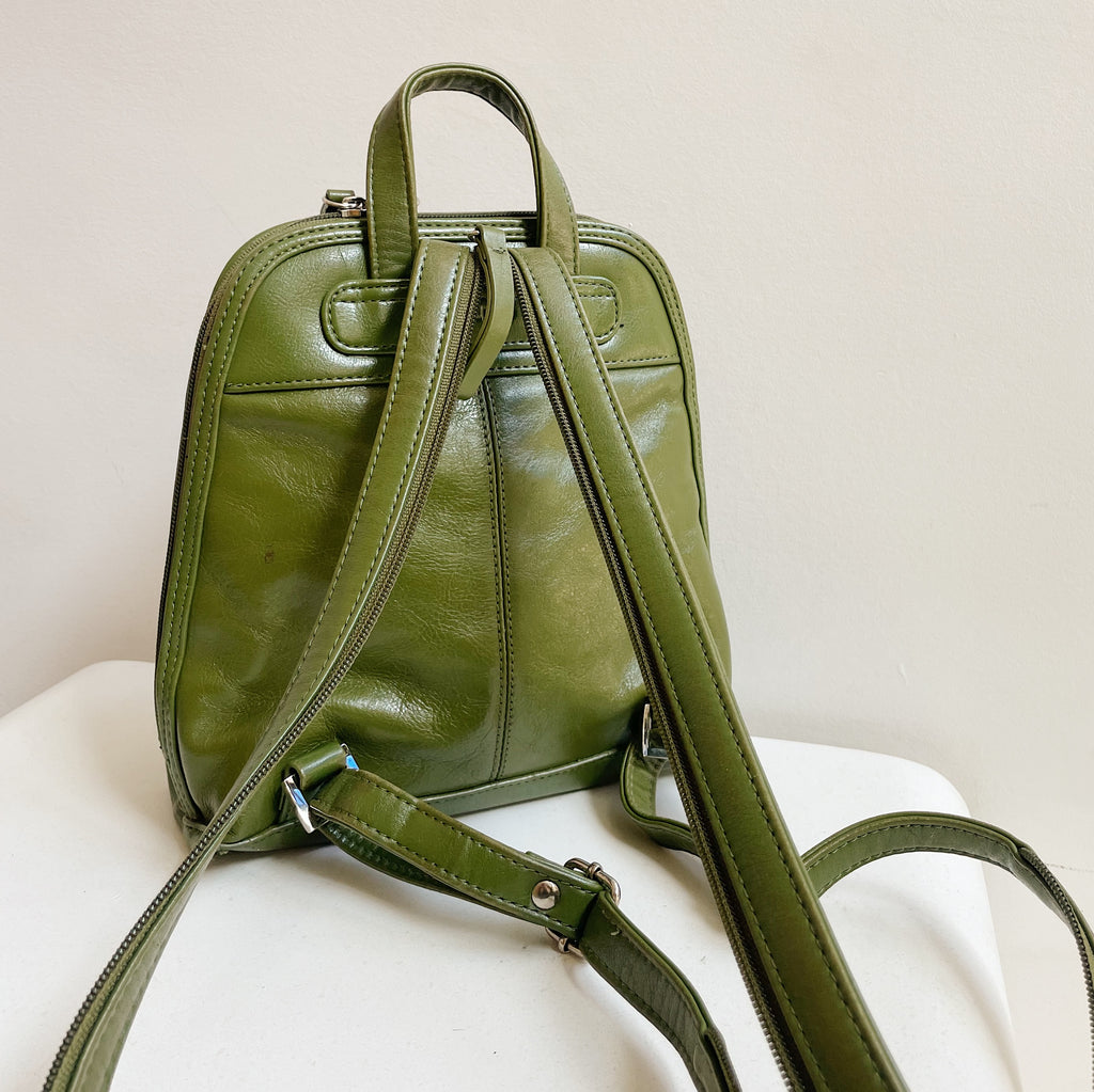 Avocado Patent Leather Backpack