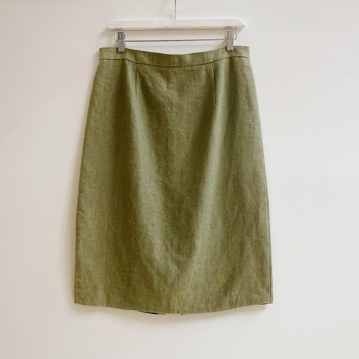 Juniper Heavy Linen Pencil Skirt