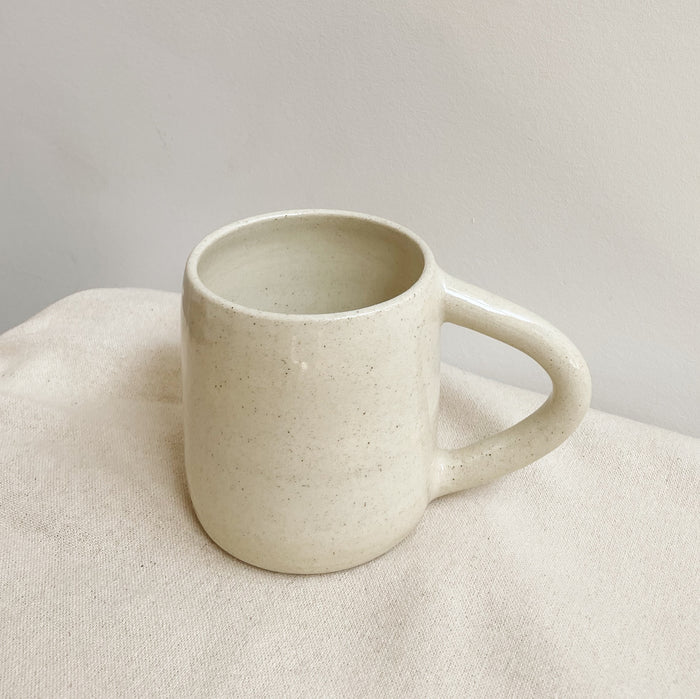 Cream Glossy Ceramic Mug