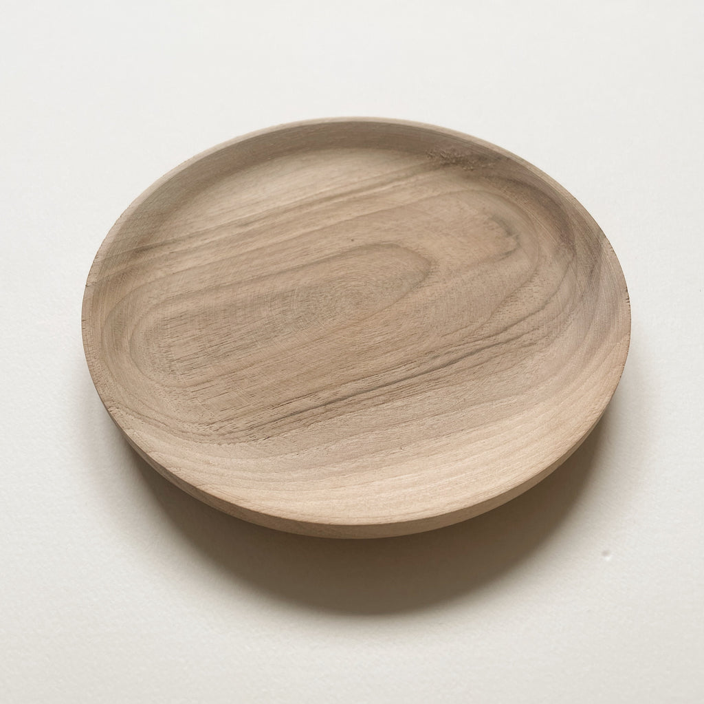 Walnut Wood Hand Carved Dish