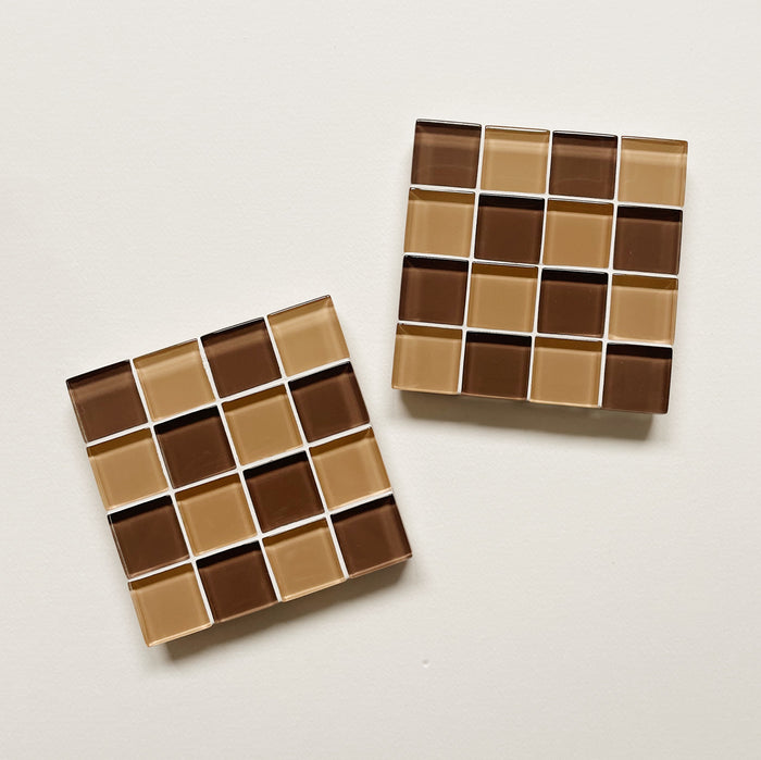 Glass Tile Coaster | Vintage Love