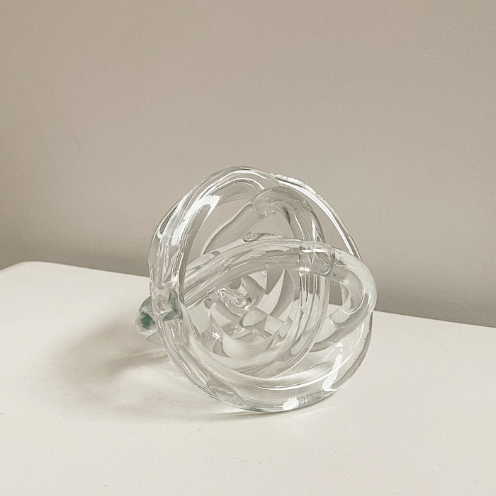 Clear Glass Knot Object
