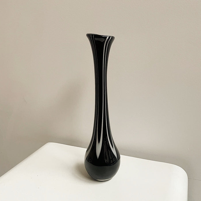 Onyx Slim Blown Glass Vase