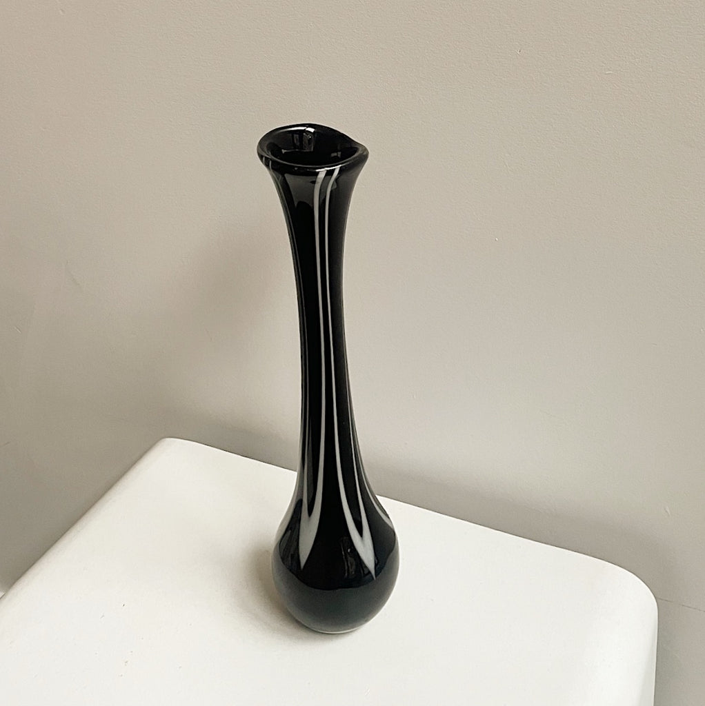 Onyx Slim Blown Glass Vase