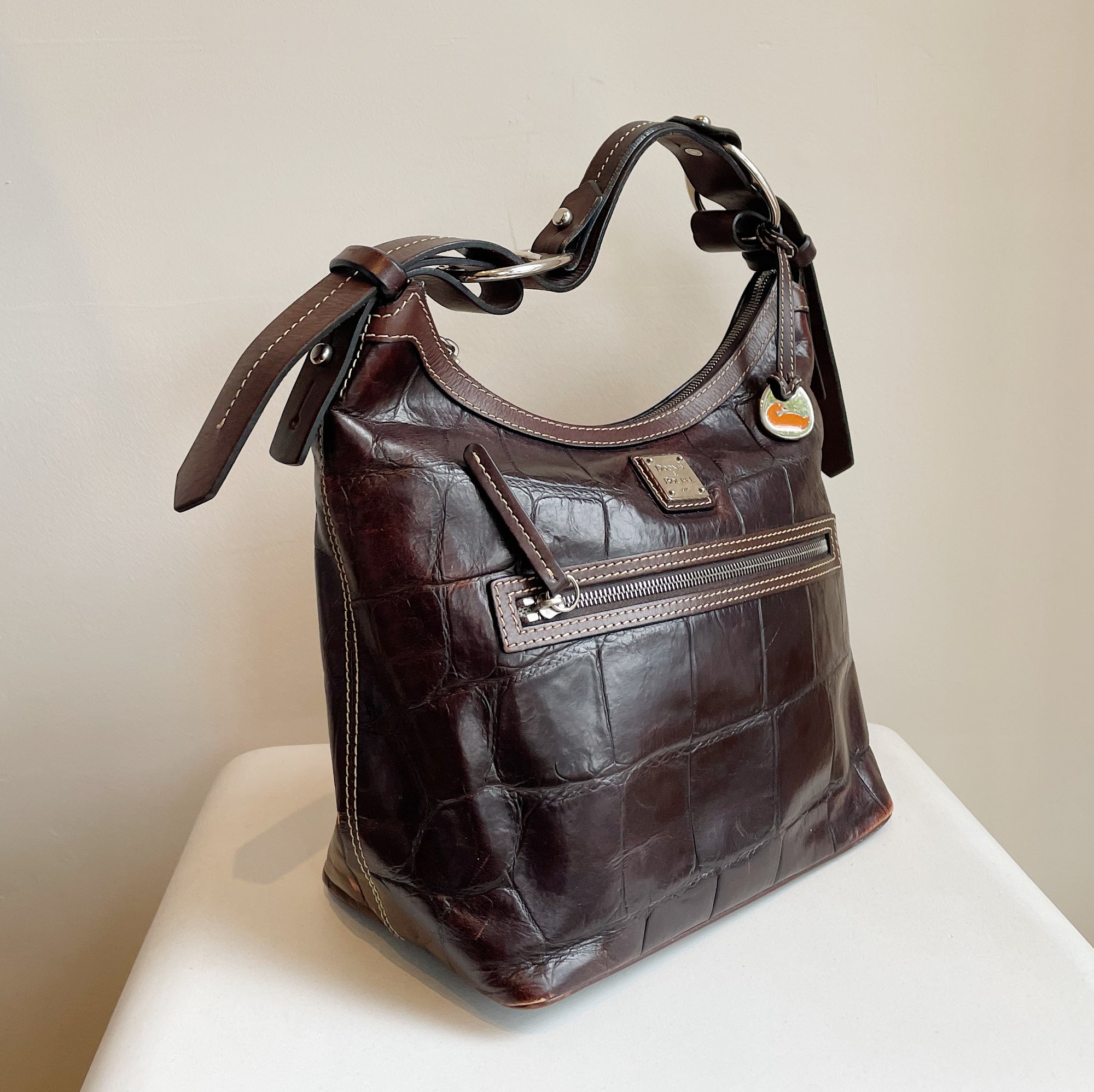 Dooney &amp; Bourke Croc Leather Bag