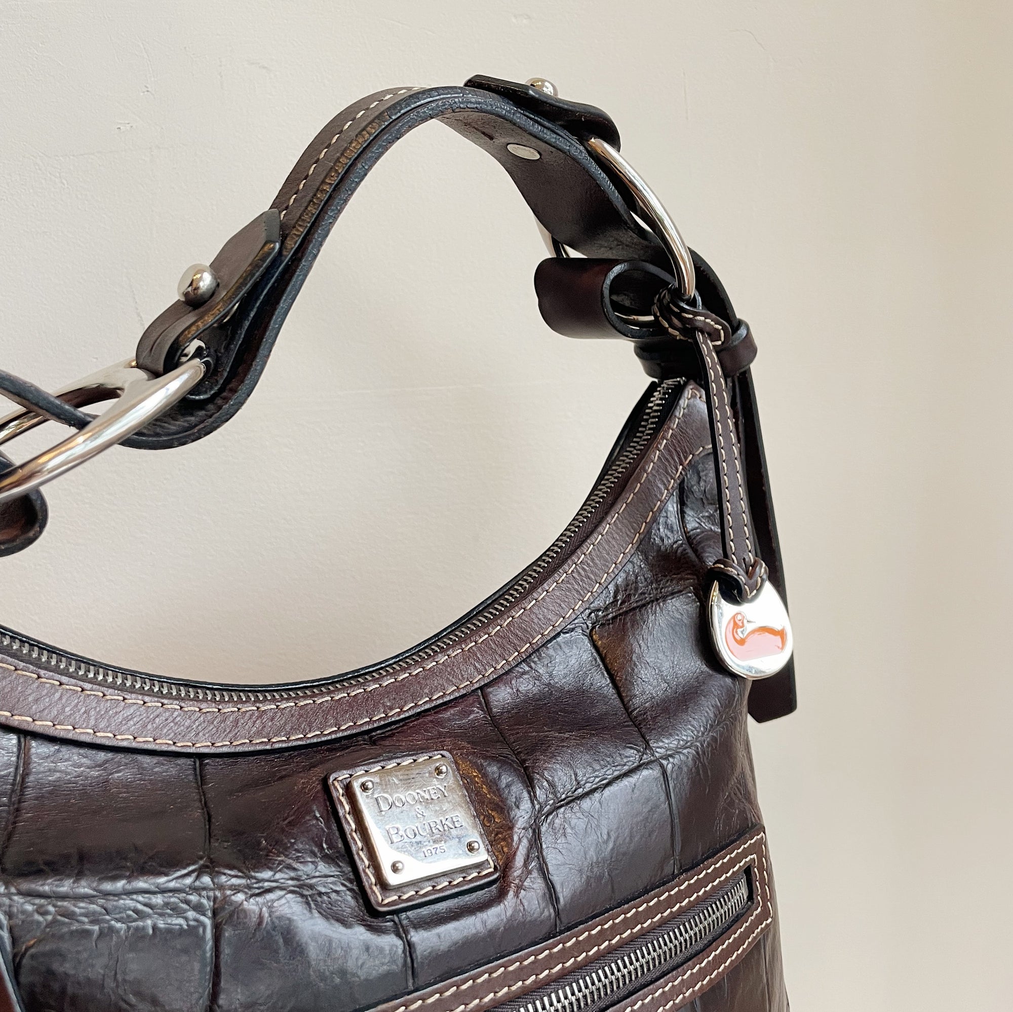 Dooney &amp; Bourke Croc Leather Bag
