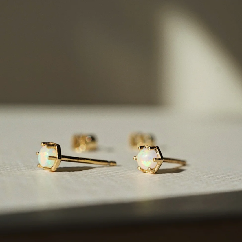 Foe & Dear | Aurora Opal Studs